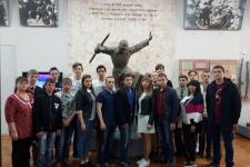 Поездка студентов КТТ в город Азов. Экспозиция, посвященная Великой Отечественной войне