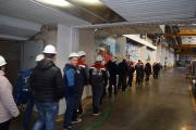 Профориентационная экскурсия на «Ростсельмаш». В сборочном цеху