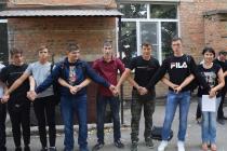 Группа 11 А с классным руководителем Фоминичевой Л. Е.