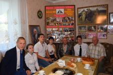 Поездка студентов КТТ в город Семикаракорск. Творческая группа «Наследие» в гостях у Быкадорова Я. И.