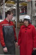 Профориентационная экскурсия на «Ростсельмаш». С Лиходеевым Максимом, выпускником 2015 года