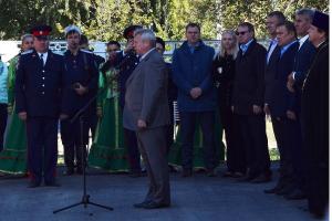 Открытие конного центра. Выступает В. Ю. Голубев